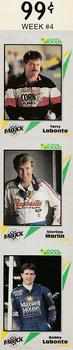 1993 Maxx Lowes Foods Stickers #4 Terry Labonte / Sterling Marlin / Bobby Labonte Front