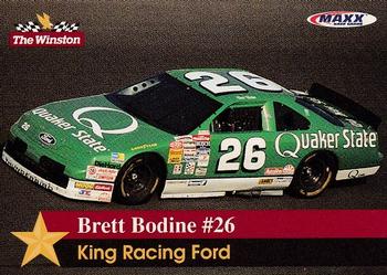 1993 Maxx The Winston #30 Brett Bodine's Car Front