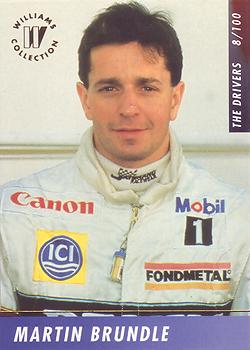 1993 Maxx Williams Racing #8 Martin Brundle Front
