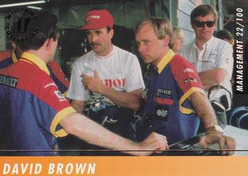 1993 Maxx Williams Racing #22 David Brown Front