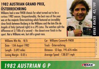 1993 Maxx Williams Racing #42 Keke Rosberg's Car Back