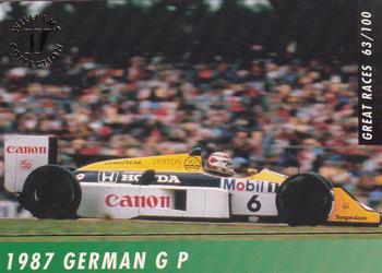 1993 Maxx Williams Racing #63 Nelson Piquet's Car Front
