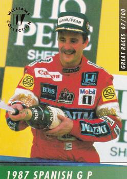 1993 Maxx Williams Racing #67 Nigel Mansell Front
