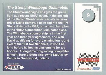 1993 Maxx Winnebago Motorsports #9 David Rampy's Funny Car Back
