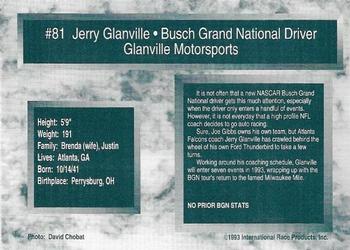1993 Traks - First Run #81 Jerry Glanville Back