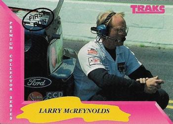 1993 Traks - First Run #86 Larry McReynolds Front