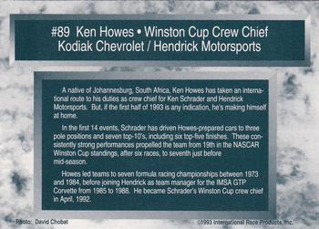 1993 Traks - First Run #89 Ken Howes Back
