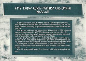 1993 Traks - First Run #112 Buster Auton Back
