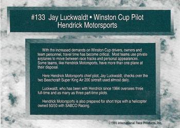 1993 Traks - First Run #133 Jay Luckwaldt Back