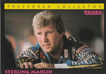 1992 Traks Preferred Collector #8 Sterling Marlin Front