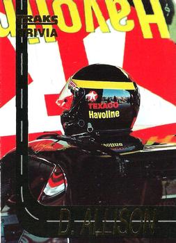 1993 Traks Trivia #10 Davey Allison's Helmet Front