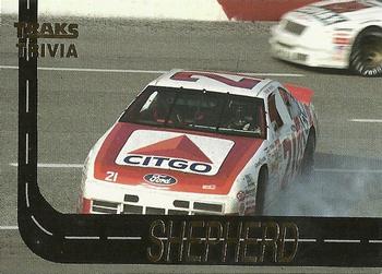1993 Traks Trivia #27 Morgan Shepherd's Car Front