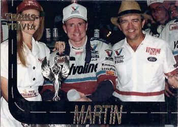 1993 Traks Trivia #32 Mark Martin Front