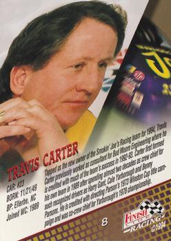 1994 Finish Line - Silver #8 Travis Carter Back