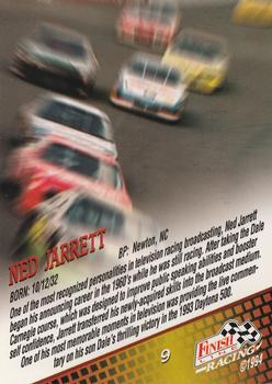 1994 Finish Line - Silver #9 Ned Jarrett Back
