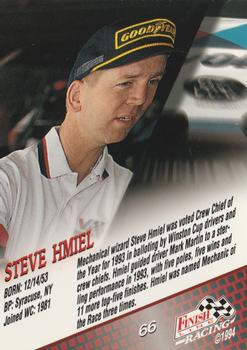 1994 Finish Line - Silver #66 Steve Hmiel Back