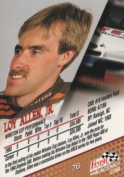 1994 Finish Line - Silver #76 Loy Allen Back