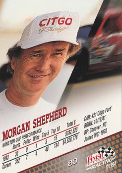 1994 Finish Line - Silver #80 Morgan Shepherd Back