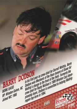 1994 Finish Line - Silver #88 Barry Dodson Back
