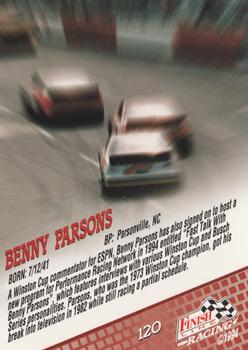 1994 Finish Line - Silver #120 Benny Parsons Back