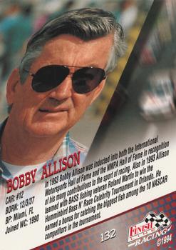 1994 Finish Line - Silver #132 Bobby Allison Back
