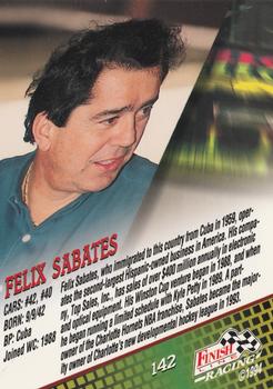 1994 Finish Line - Silver #142 Felix Sabates Back
