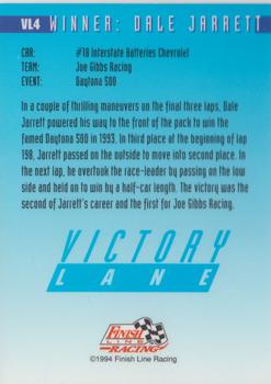 1994 Finish Line - Victory Lane #VL4 Dale Jarrett Back