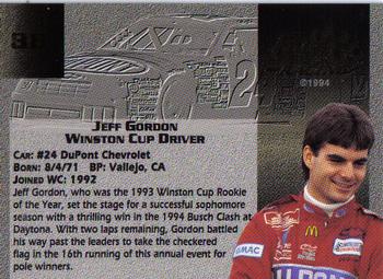 1994 Finish Line Gold #88 Jeff Gordon Back