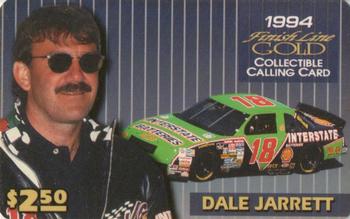 1994 Finish Line Gold - Collectible Calling Card #NNO Dale Jarrett Front