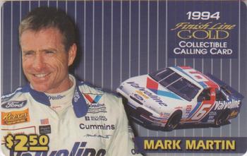 1994 Finish Line Gold - Collectible Calling Card #NNO Mark Martin Front
