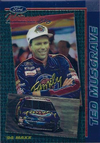 1994 Maxx Ford Motorsport #6 Ted Musgrave Front