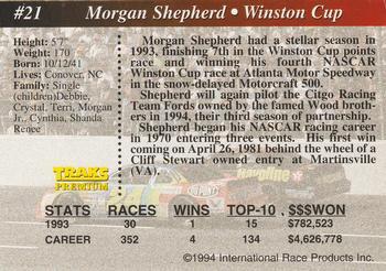 1994 Traks - First Run #21 Morgan Shepherd Back