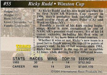1994 Traks - First Run #55 Ricky Rudd Back