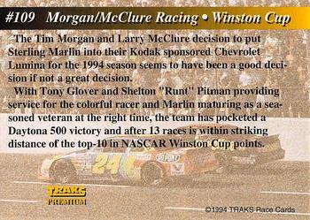 1994 Traks - First Run #109 Morgan/McClure Racing Back