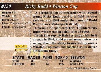 1994 Traks - First Run #130 Ricky Rudd Back