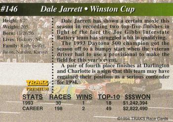 1994 Traks - First Run #146 Dale Jarrett Back