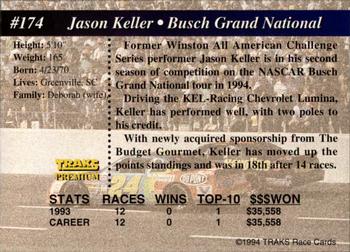 1994 Traks - First Run #174 Jason Keller Back