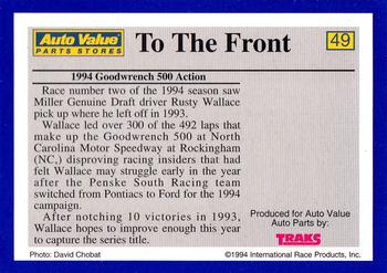 1994 Traks Auto Value #49 To The Front Back