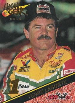 1994 Wheels High Gear - Day One Gold #105 Terry Labonte Front