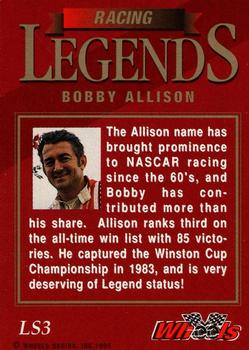 1994 Wheels High Gear - Racing Legends #LS3 Bobby Allison Back