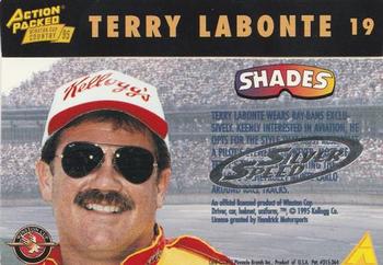 1995 Action Packed Winston Cup Country - Silver Speed #19 Terry Labonte Back