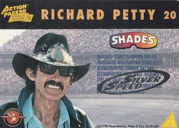 1995 Action Packed Winston Cup Country - Silver Speed #20 Richard Petty Back