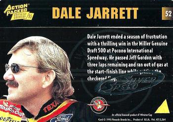 1995 Action Packed Winston Cup Country - Silver Speed #52 Dale Jarrett Back