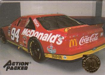 1995 Action Packed McDonald's Bill Elliott #Mc8 Bill Elliott's Car Front