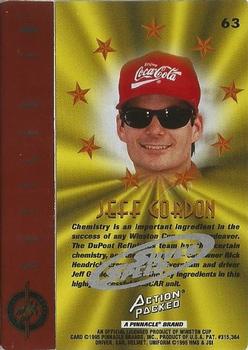 1995 Action Packed Winston Cup Stars - Silver Speed #63 Jeff Gordon Back