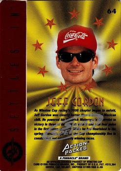 1995 Action Packed Winston Cup Stars - Silver Speed #64 Jeff Gordon Back
