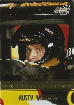 1995 Action Packed Winston Cup Stars - Silver Speed #76 Rusty Wallace Front