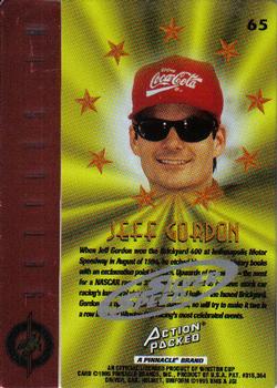 1995 Action Packed Winston Cup Stars - Silver Speed #65 Jeff Gordon Back