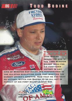 1995 Classic Images - Gold #86 Todd Bodine Back