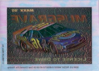 1995 Maxx Crown Chrome - License To Drive #NNO Ted Musgrave Back
